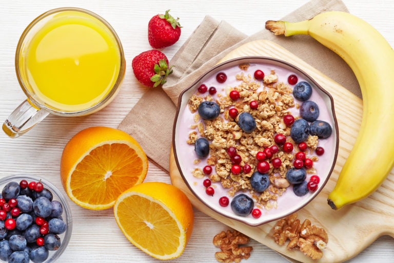Un bon petit déjeuner santé sans gluten ni laitages