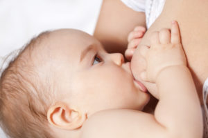 Breastfeeding baby