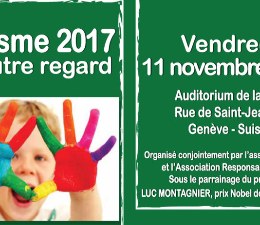 Journée Autisme à Genève le 11 novembre