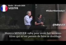 Discours historique de Robert F Kennedy à Berlin le 29 Aout 2020