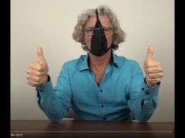 Le port du masque. Jean-Jacques Crèvecoeur.