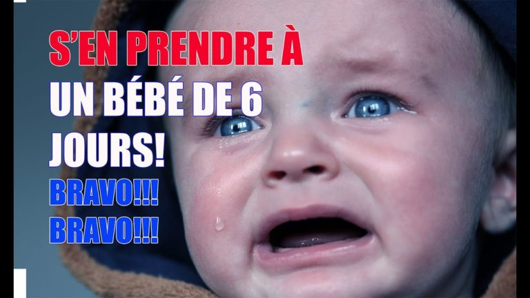 S&rsquo;EN PRENDRE À UN BÉBÉ DE 6 JOURS!!! BRAVO!!!….BRAVO!!!