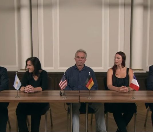 Robert F. Kennedy, Jr. Holds a Press Conference in Berlin After Launching CHD’s Europe Chapter