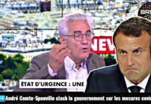 André Comte-Sponville clashle gouvernement sur les mesures sanitaires