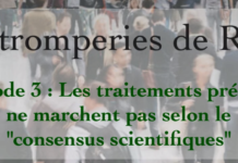 Les tromperies de Rudy, épisode 3 : les traitements précoces ne marchent pas