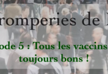 Les tromperies de Rudy, épisode 5 : tous les vaccins sont toujours bons !